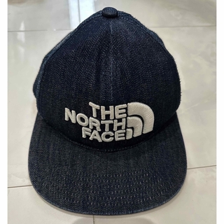 ザノースフェイス(THE NORTH FACE)の【ザノースフェイス】ロゴデニムキャップ　キッズ　KLサイズ (帽子)