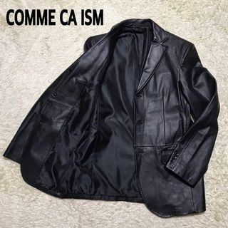 着丈約725COMME CA ISM　革ジャケット Lサイズ　一度着用のみ美品