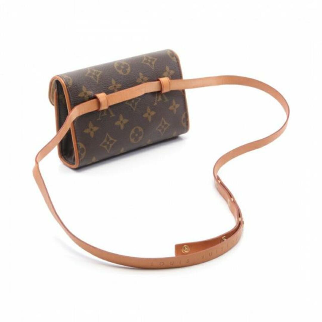 LOUIS VUITTON(ルイヴィトン)のポシェットフロランティーヌ モノグラム ボディバッグ ウエストバッグ PVC レザー ブラウン ブトンプレッション(M)付き レディースのバッグ(ボディバッグ/ウエストポーチ)の商品写真