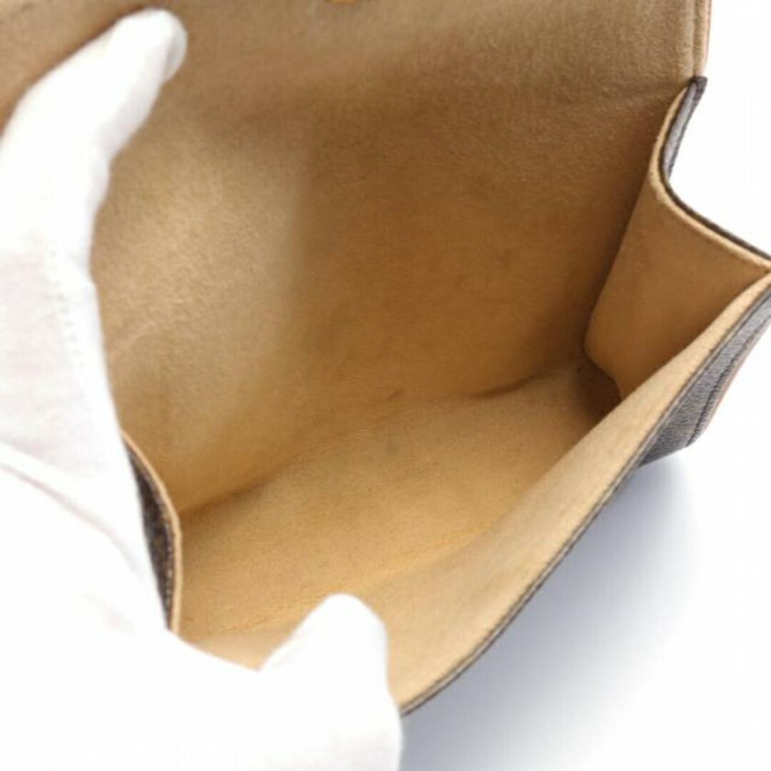 LOUIS VUITTON(ルイヴィトン)のポシェットフロランティーヌ モノグラム ボディバッグ ウエストバッグ PVC レザー ブラウン ブトンプレッション(S)付き レディースのバッグ(ボディバッグ/ウエストポーチ)の商品写真