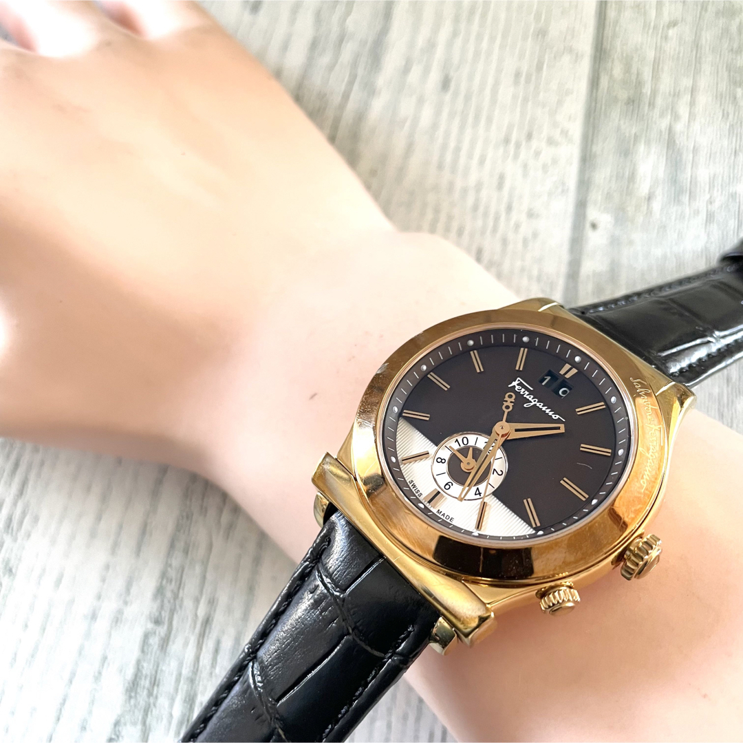 希少】Salvatore Ferragamo フェラガモ ガンチーニ 腕時計 - electrabd.com