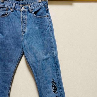 リーバイス(Levi's)の90年代　エジプト製　リーバイス　501 トライバルカットオフデニムパンツ(デニム/ジーンズ)