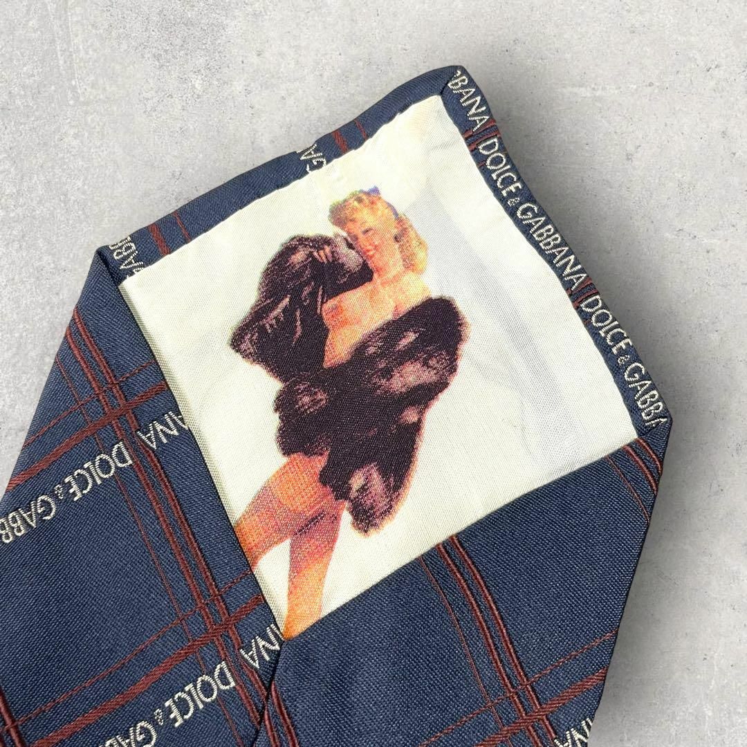 DOLCE&GABBANA - 美品 DOLCE & GABBANA ロゴストライプ 格子柄