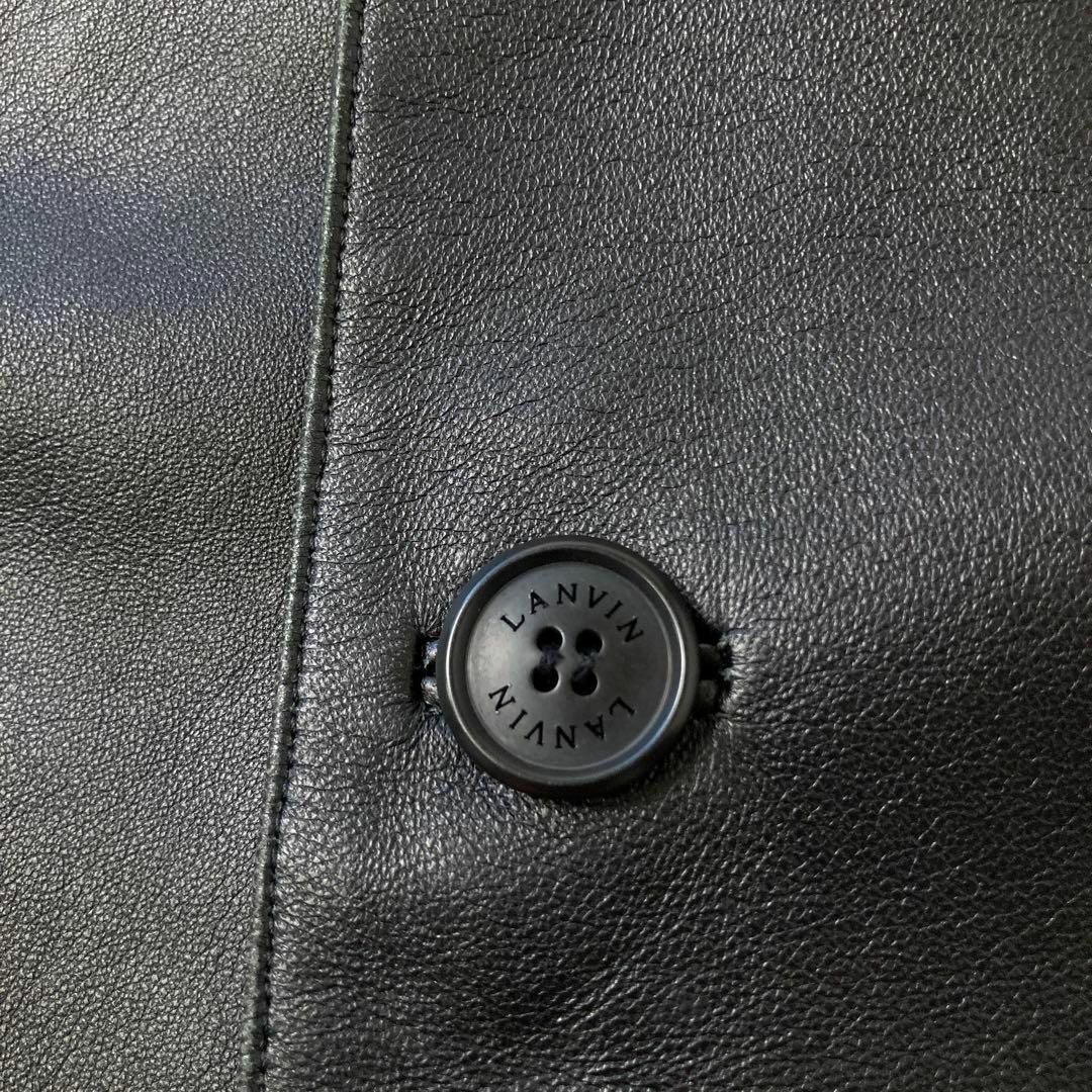 LANVIN - LANVIN ランバン クラシック ラムレザー テーラード