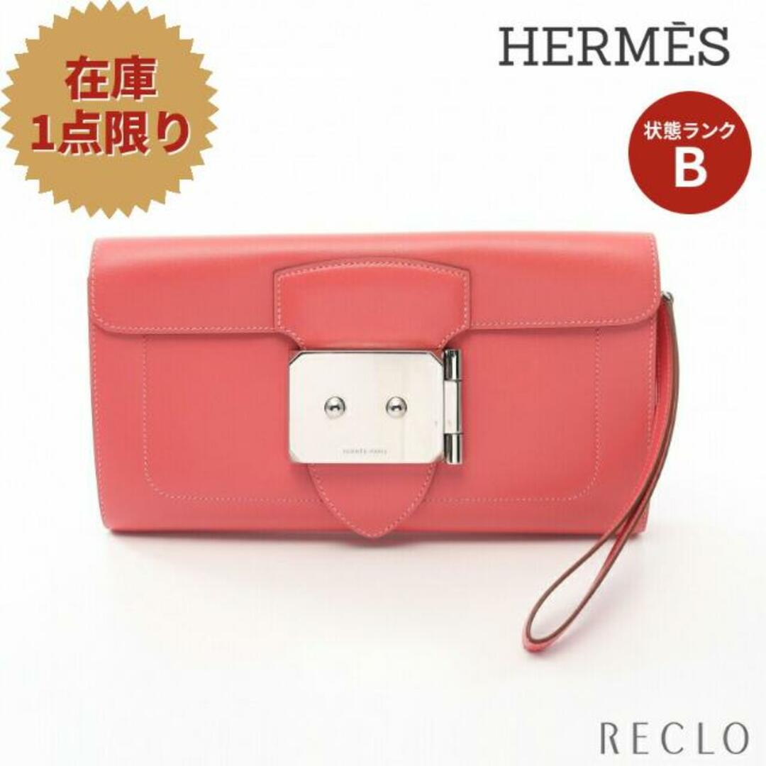 Hermes(エルメス)のサッククラッチ グッドロック ローズアザレ クラッチバッグ ヴォータデラクト ピンク シルバー金具 T刻印 レディースのバッグ(クラッチバッグ)の商品写真