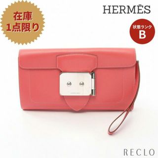 エルメス(Hermes)のサッククラッチ グッドロック ローズアザレ クラッチバッグ ヴォータデラクト ピンク シルバー金具 T刻印(クラッチバッグ)