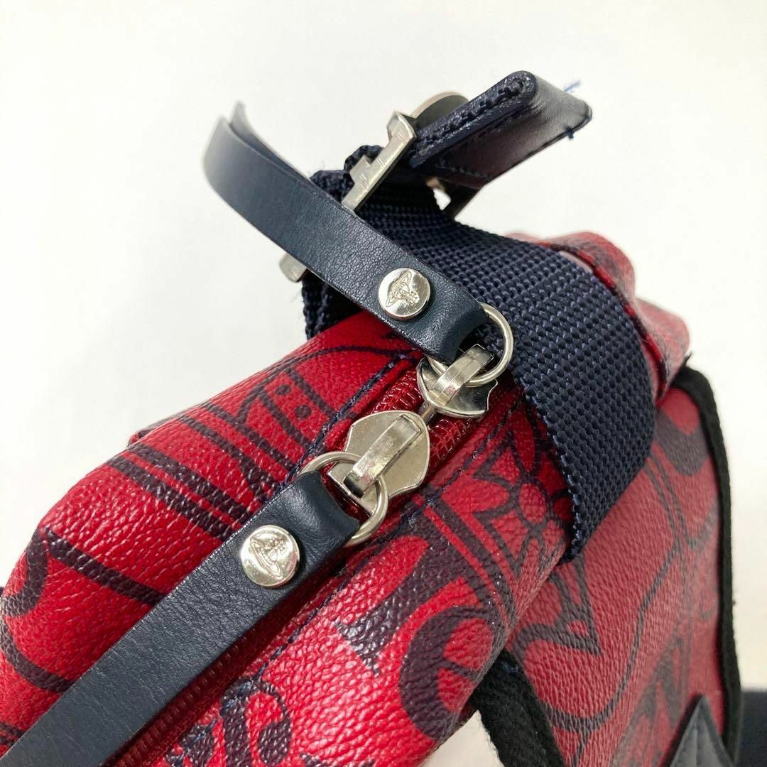 Vivienne West Wood オーブ 総柄 ボディバッグ ウエストポーチ