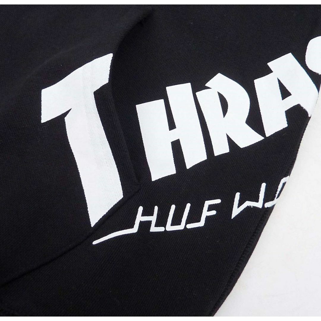 HUF ハフ スラッシャー TDS プルオーバーパーカー ブラック S