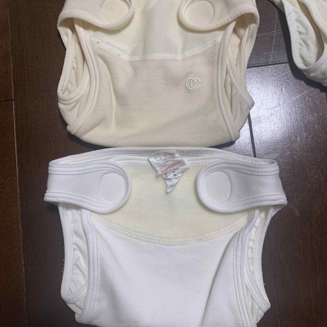 Nishiki Baby(ニシキベビー)の布オムツカバー　８枚セット　50サイズ キッズ/ベビー/マタニティのおむつ/トイレ用品(ベビーおむつカバー)の商品写真