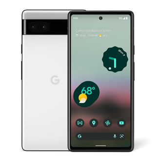 グーグル(Google)の【中古】 Google Pixel6a チョーク SIMフリー 本体 au スマホ  【送料無料】 gp6aaw7mtm(スマートフォン本体)