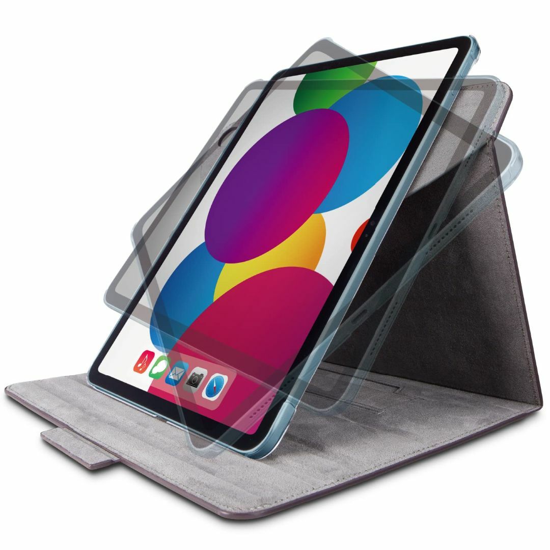 【色: ブラック】エレコム iPad 10.9 第10世代 (2022年) ケー