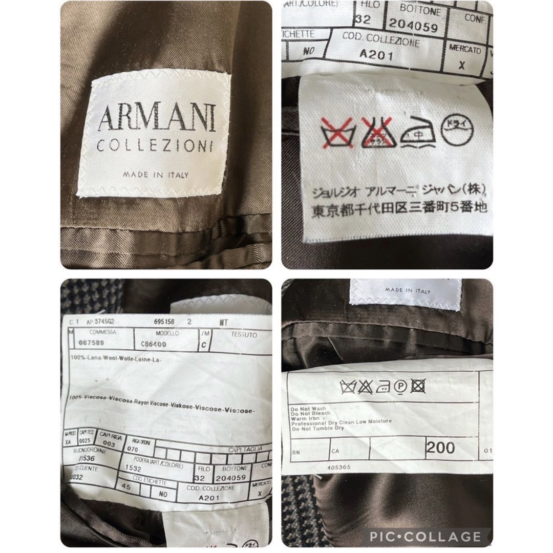 ARMANI COLLEZIONI   定価万円 最高級の品格 ARMANI COLLEZIONI