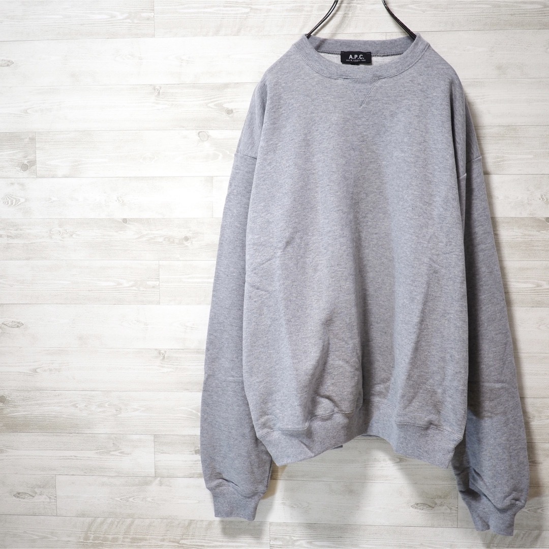 A.P.C   タグ付き未使用 A.P.C. 's クルーネックスウェット Gray/Mの