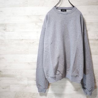 アーペーセー A.P.C. クルーネック スウェット ブラック メンズ L