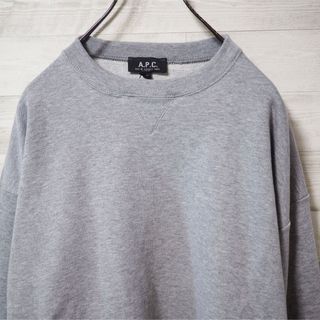 A.P.C - タグ付き未使用 A.P.C. 90's クルーネックスウェット-Gray/Mの ...