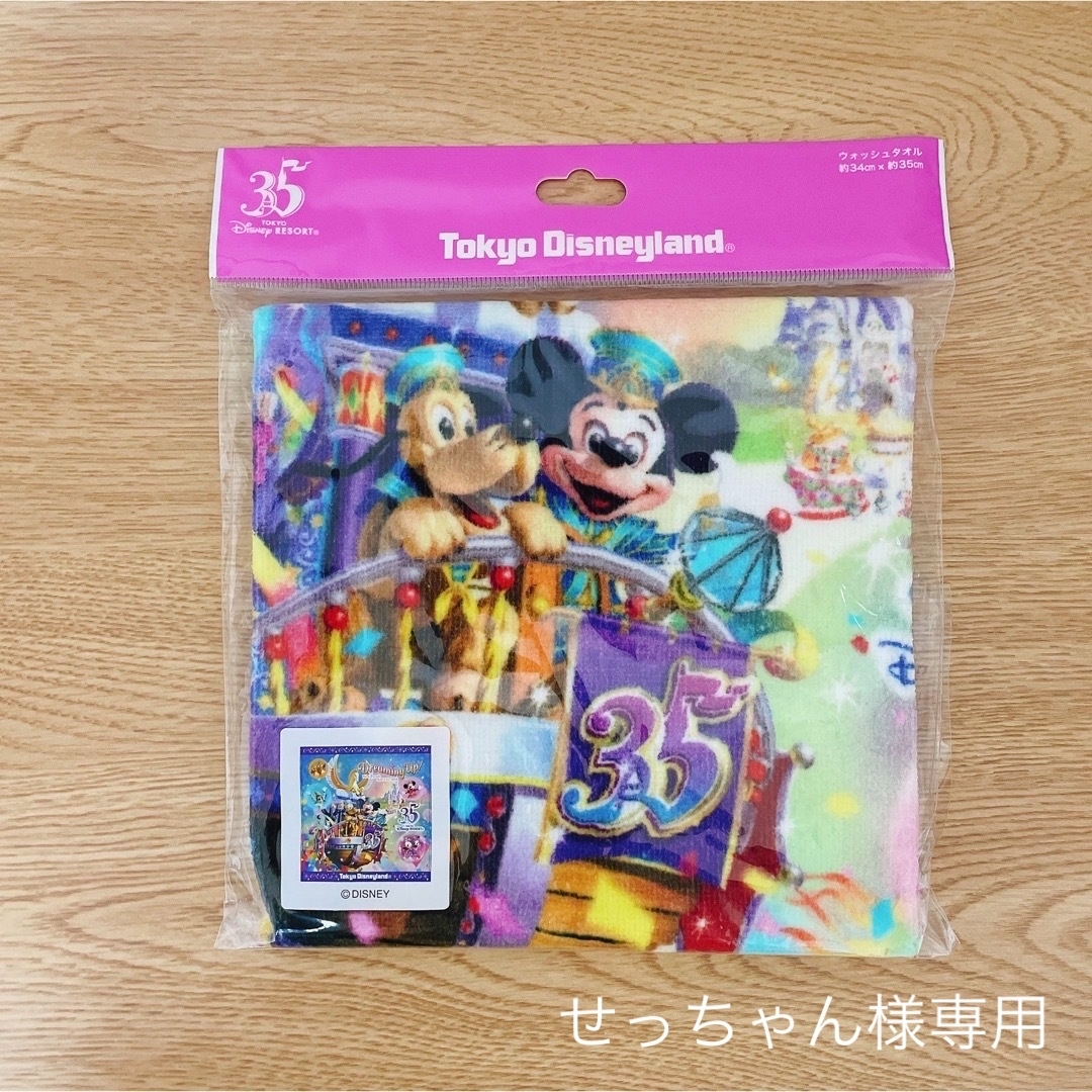 Disney(ディズニー)の【専用】35周年ウォッシュタオルセット エンタメ/ホビーのおもちゃ/ぬいぐるみ(キャラクターグッズ)の商品写真