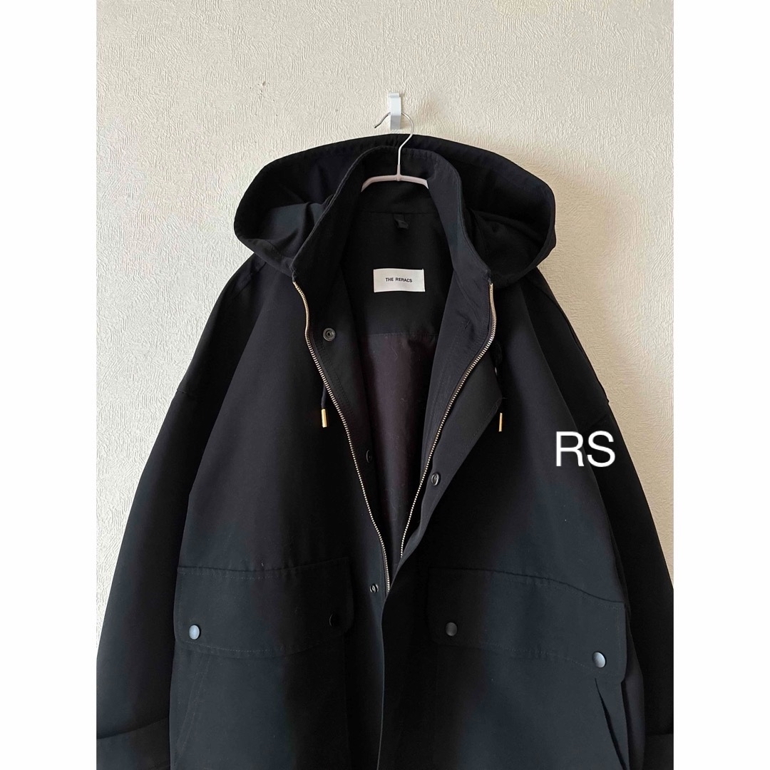 THE RERACS BLACK モッズコートマウンテンパーカーユニセックス