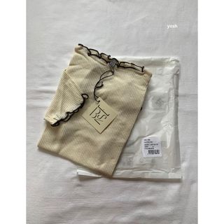 エディットフォールル(EDIT.FOR LULU)の☆新品・未使用☆ BASERANGE リブカットソー　Vein Tee  S(カットソー(半袖/袖なし))