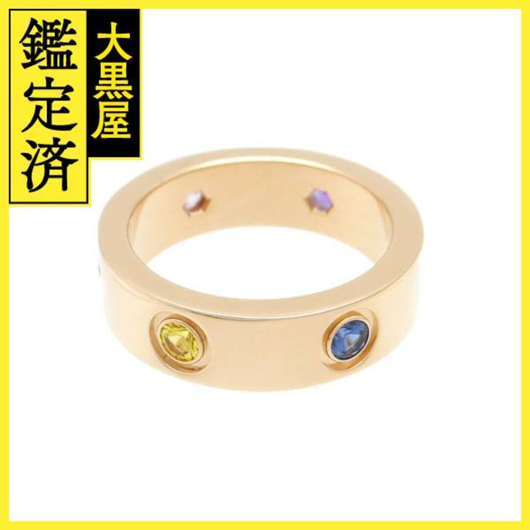 Cartier(カルティエ)のカルティエ　ラブリング　PG　マルチカラー　サファイア　51号　【200】 レディースのアクセサリー(リング(指輪))の商品写真