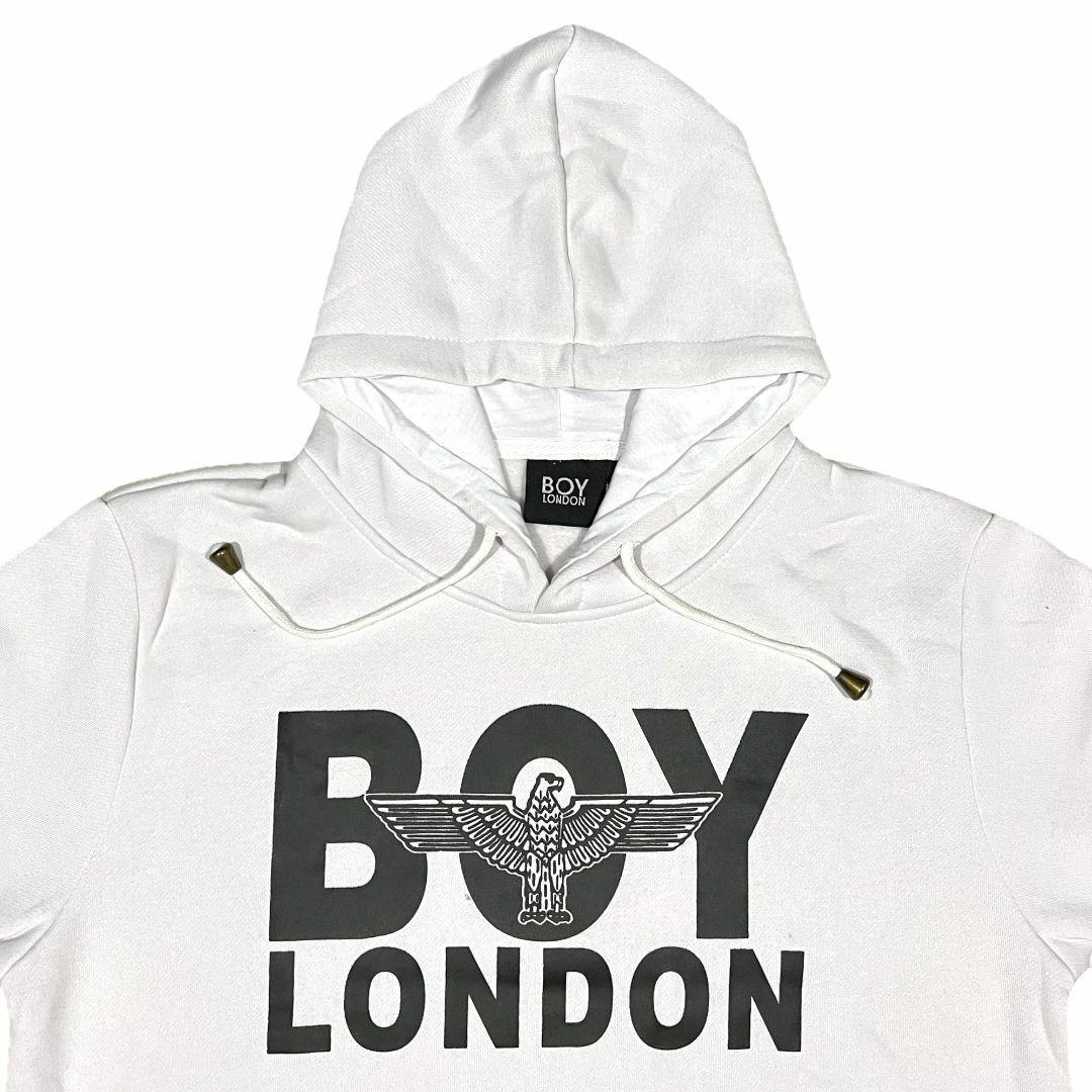 Boy London(ボーイロンドン)のBOY LONDON ボーイロンドン プルオーバーパーカー ホワイト M メンズのトップス(パーカー)の商品写真