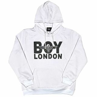 ボーイロンドン(Boy London)のBOY LONDON ボーイロンドン プルオーバーパーカー ホワイト M(パーカー)