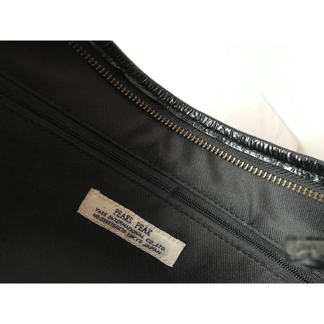 極美品◎PEAKSPEAKピークスピーク ハラコファーレザーショルダーバッグ 黒 5
