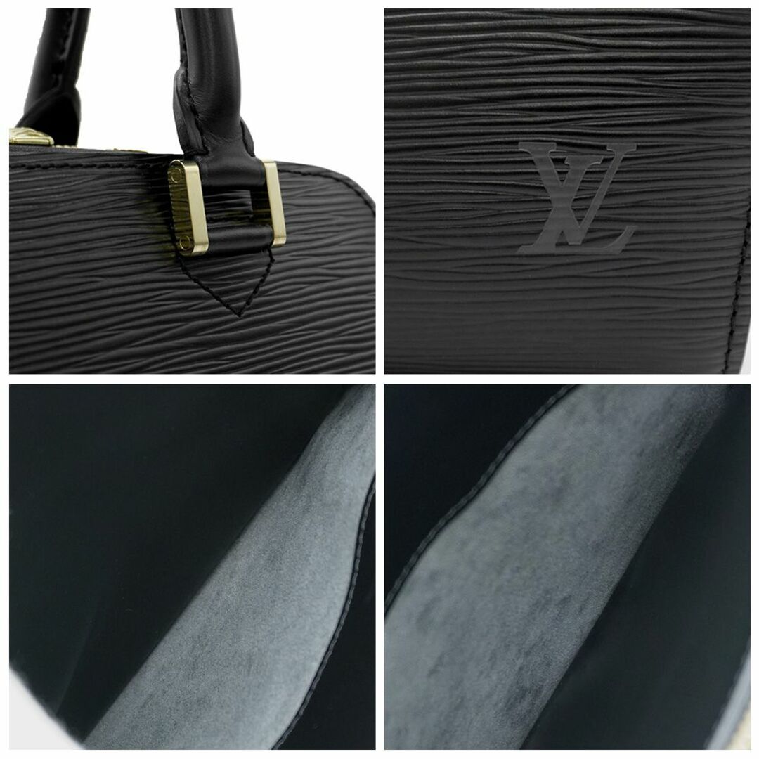 美品 LOUIS VUITTON ルイ ヴィトン ポンヌフ ハンドバッグ M52052 エピ ノワール ブラック レザー