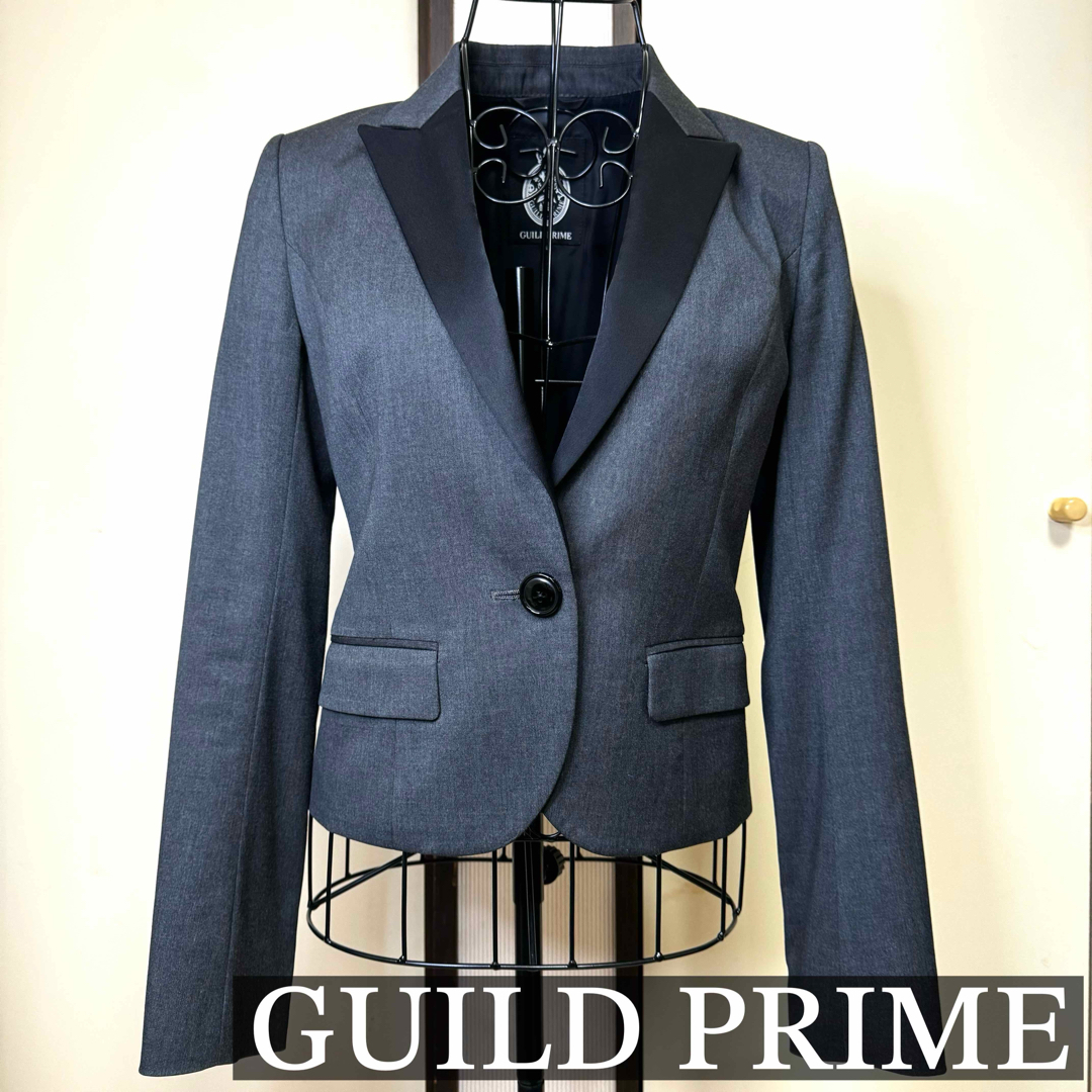 GUILD PRIME グレー ショートジャケット