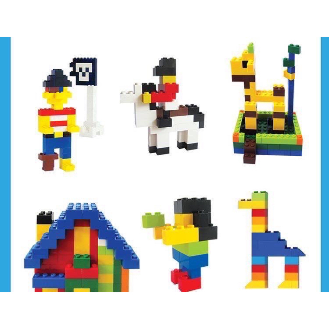 LEGO レゴ互換 ブロックセット 大容量 知育玩具 ブロック遊び 誕生日 レゴ キッズ/ベビー/マタニティのおもちゃ(知育玩具)の商品写真