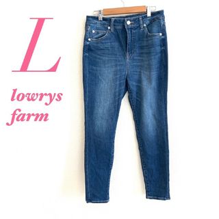 ローリーズファーム(LOWRYS FARM)のLOWRYS FARM ローリーズファーム　デニムパンツ　L　スキニー　ブルー(デニム/ジーンズ)