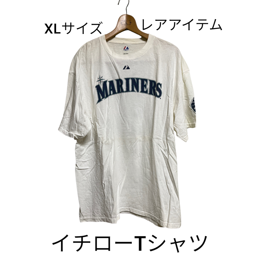 ナイキ MLB 人気 マリナーズ レアカラー デッドストック tシャツ デカロゴ
