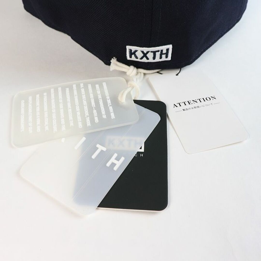 サイズ7387 3/8 KITH & NEW ERA For New York Yankees 10 Year Anniversary 2000 World Series Low Profile Fitted Cap