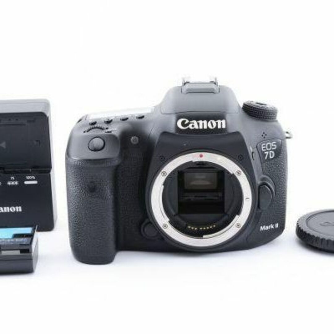 美品】キャノン Canon EOS 7D マークII ※バッテリー・充電器付き