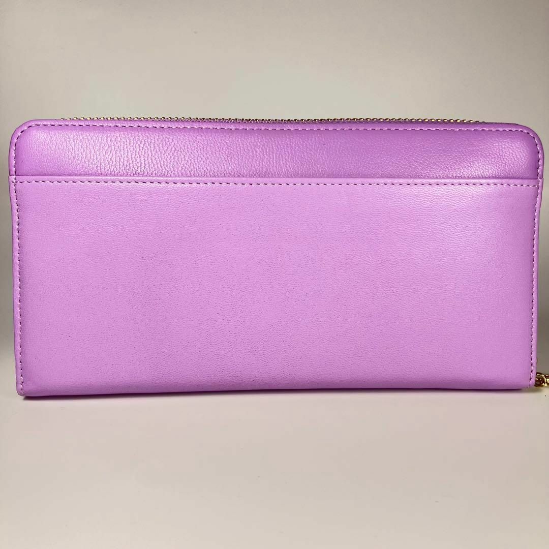 ANNA SUI - アナスイ 財布 長財布 ラウンドファスナー ラベンダー ANNA
