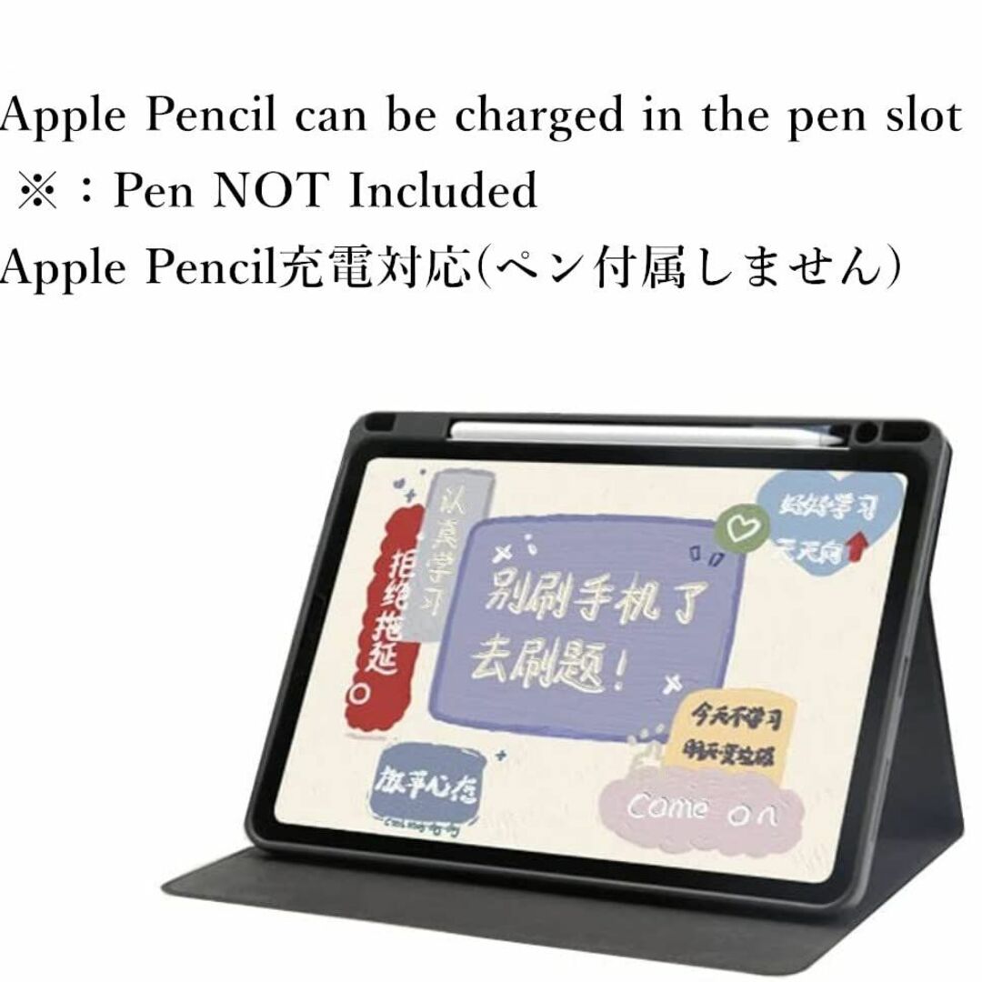 【色: Color J】花柄 iPad Mini6 ケース 手帳型 可愛い ペン