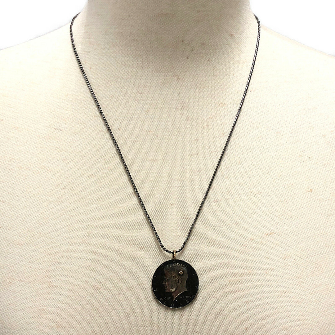 AMP JAPAN アンプジャパン Kennedy Coin Necklace シルバー K18 ケネディコイン ネックレス シルバー 正規品 /  31942 | フリマアプリ ラクマ