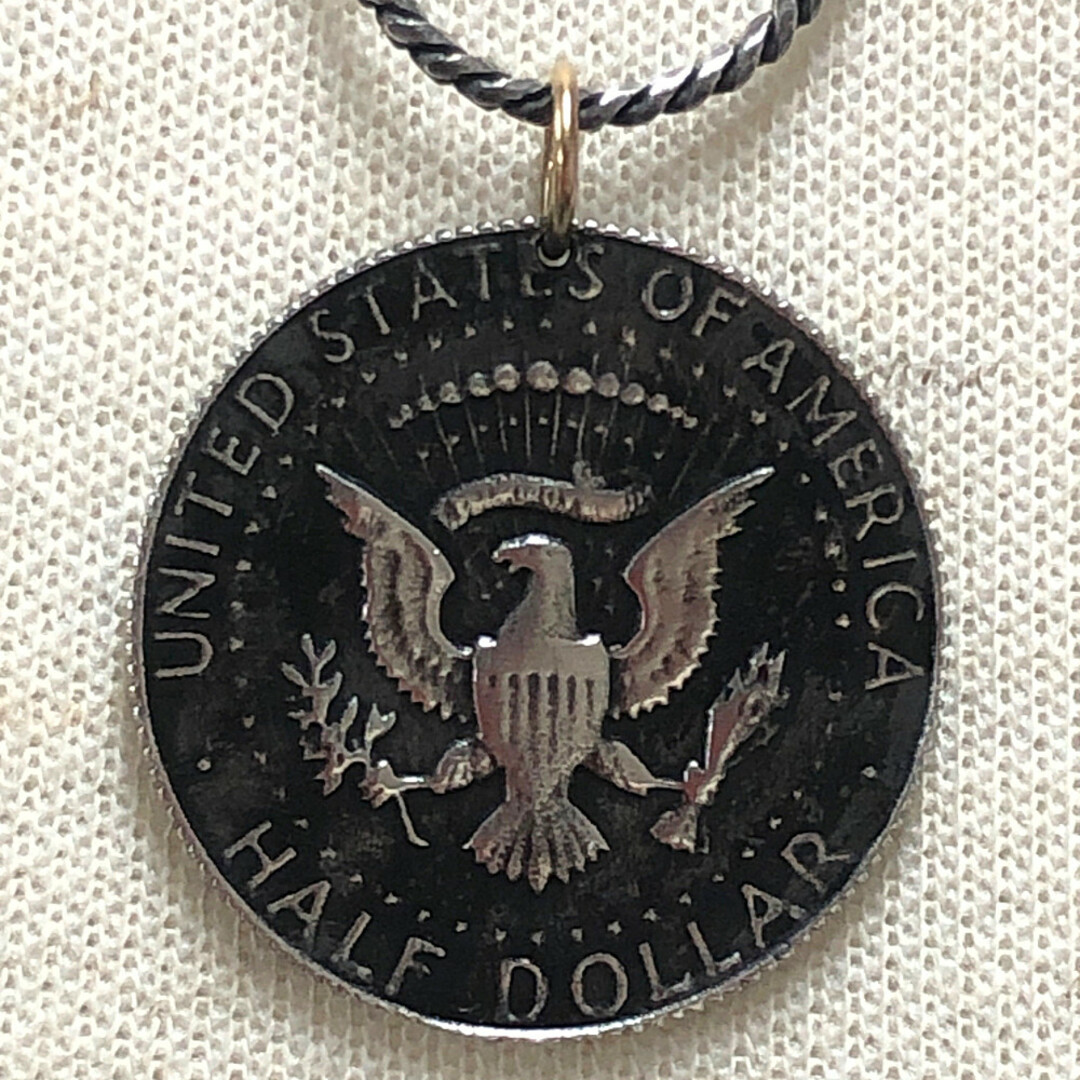 AMP JAPAN アンプジャパン Kennedy Coin Necklace シルバー K18 ケネディコイン ネックレス シルバー 正規品 / 31942