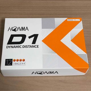 ホンマゴルフ(本間ゴルフ)の新品 HONMA D1 ゴルフボール オレンジ 1ダース(その他)