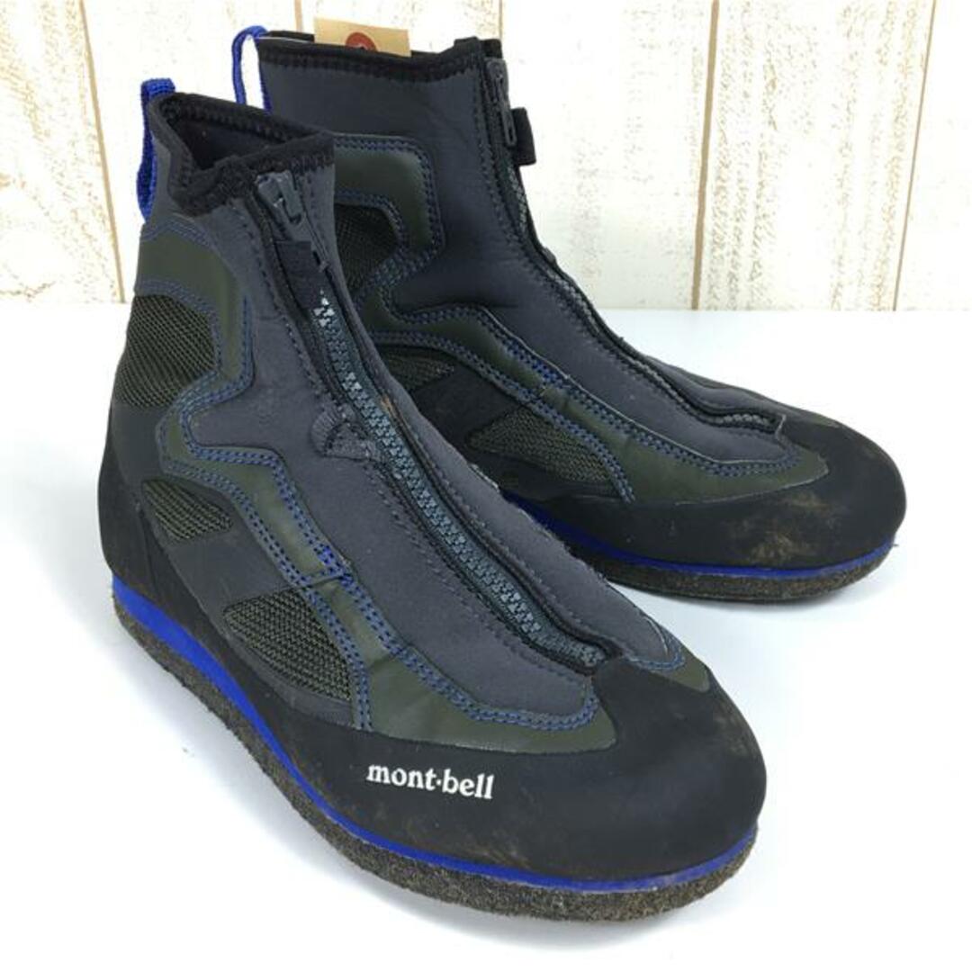 UNISEX 24.5cm  モンベル サワートレッカー 沢靴 沢登り シャワークライミング シューズ フェルトソール MONTBELL 1125122 BK Black ブラック系