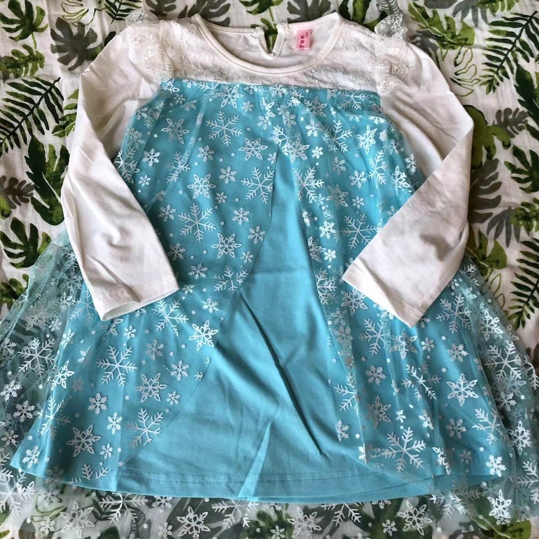 長袖　FA1 FE1 110サイズ キッズ/ベビー/マタニティのキッズ服女の子用(90cm~)(ワンピース)の商品写真