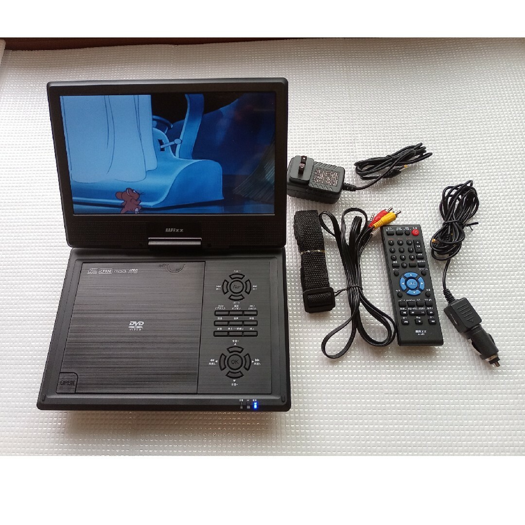 WIZZ ポータブルDVDプレーヤー WPD-S1001 - DVDプレーヤー WIZZ ポータブルDVDプレーヤー WPD-S1001 - DVDプレーヤー