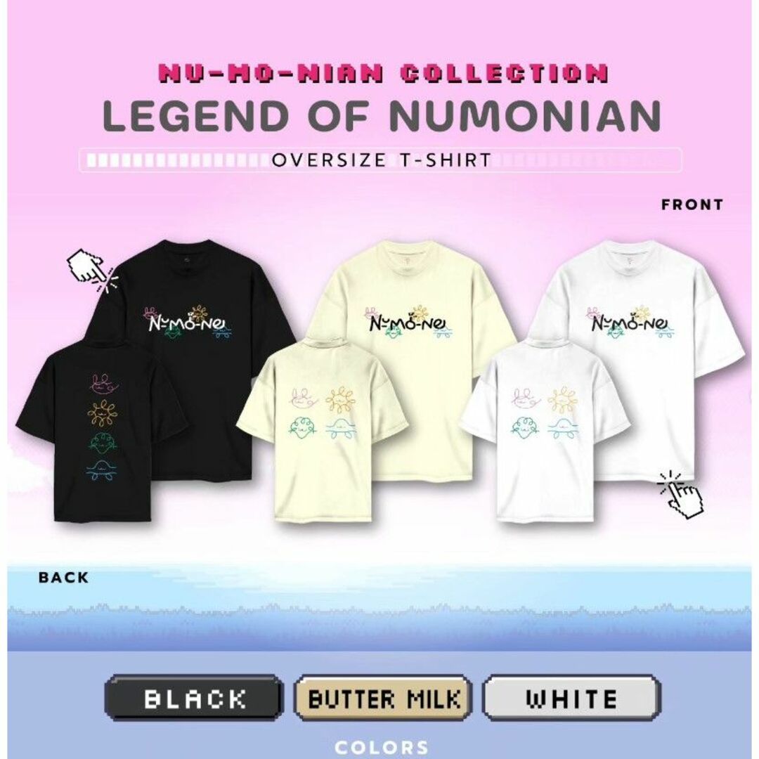 NUMONE☆Tシャツ（黒・M）☆L of NUMONIAN レディースのトップス(Tシャツ(半袖/袖なし))の商品写真