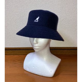 カンゴール(KANGOL)のM 新品 KANGOL バケットハット カンゴール メトロハット ベルハット 紺(ハット)