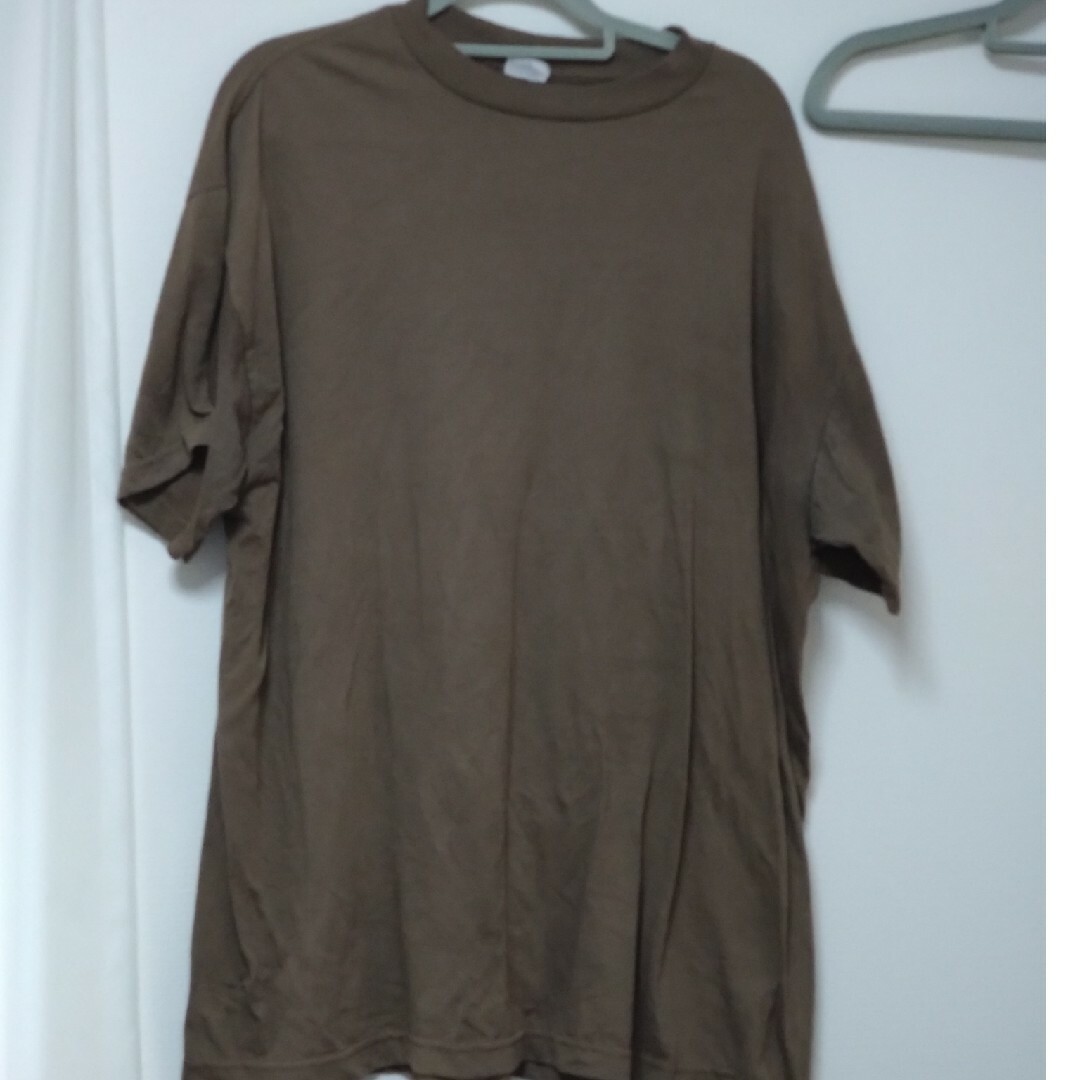 半袖tシャツ ダークベージュ メンズのトップス(Tシャツ/カットソー(半袖/袖なし))の商品写真