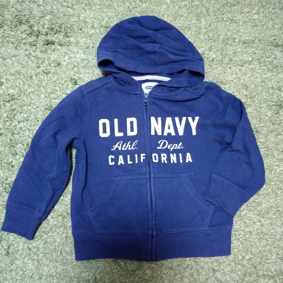 Old Navy(オールドネイビー)のOLD NABY フード付パーカー 100cm 3T キッズ/ベビー/マタニティのキッズ服男の子用(90cm~)(ジャケット/上着)の商品写真