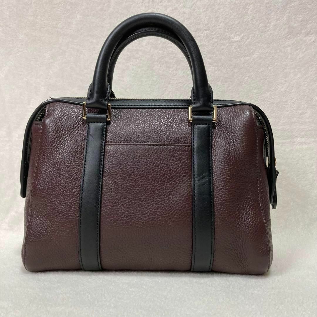 【良品】Paul Smith ショルダーバッグ 2way レザー シボ革