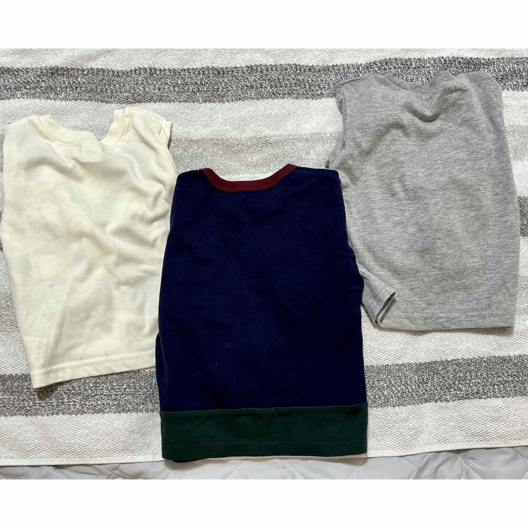 ロングTシャツ　3枚セット！ キッズ/ベビー/マタニティのキッズ服男の子用(90cm~)(Tシャツ/カットソー)の商品写真