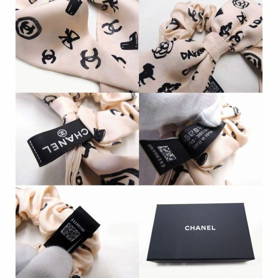 CHANEL - 美品 シャネル CHANEL リボン シュシュ □ ココマーク ピンク