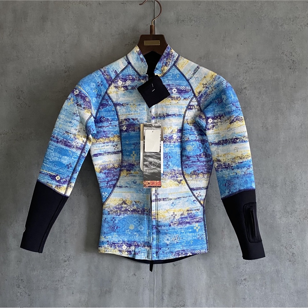 KASSIA SURF ラッシュガード 2mm Jacket 青②