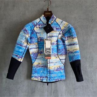 KASSIA SURF ラッシュガード 2mm Jacket 青②(サーフィン)